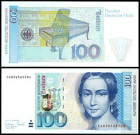 100 Deutsche Mark, Bundesbanknote, 2.1.1996, Serie GA8965697D4, Ro. 310 A, Erhaltung I., Katalog: Ro.310a I - Other & Unclassified