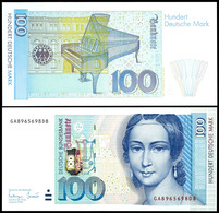 100 Deutsche Mark, Bundesbanknote, 2.1.1996, Serie GA8965698D8, Ro. 310 A, Erhaltung I., Katalog: Ro.310a I - Autres & Non Classés