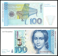 100 Deutsche Mark, Bundesbanknote, 2.1.1996, Austauschnote, Serie ZA1704669D2, Ro. 310 D, Erhaltung I., Katalog: Ro.310d - Other & Unclassified