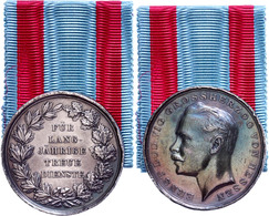 Hessen, Allgemeines Ehrenzeichen, Silbermedaille "FÜR LANGJÄHRIGE TREUE DIENSTE" Ernst Ludwig (1894-1918), Mit Band, Uns - Sonstige & Ohne Zuordnung