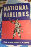 National Airlines Buccaneer Route - Pegatinas