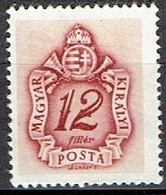 HUNGARY #  FROM 1941 STAMPWORLD P139**  WM 9 - Dienstzegels