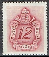 HUNGARY #  FROM 1941 STAMPWORLD P149** WM 10 - Officials