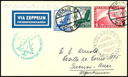 1932, 1. Südamerikafahrt, Argentinische Post, Vordruckbrief Mit Nur Brasil. Best.-Stempel In Violett, Adressiert Nach De - Other & Unclassified