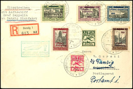 1932, Luposta-Fahrt, Danziger Post Der Rückfahrt, Brief Mit U.a. Kpl. Luposta-Satz Und Entsprechendem Sonderstempel Vom  - Other & Unclassified