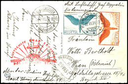Schweiz: 1931, Polarfahrt, Auflieferung Friedrichshafen Bis Leningrad, Karte Aus ROMANSHORN 22.VII. Mit Flugpostmarken-F - Altri & Non Classificati