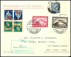 Schweiz: 1931, 1. Südamerikafahrt, Auflieferung Friedrichshafen Bis Rio De Janeiro, Brief Mit Englischer Frankatur Aus L - Altri & Non Classificati