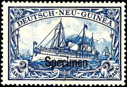 3 - 20 Pfg., 50 Pfg. Und 2 M. Mit Aufdruck "Specimen", Ungebraucht, Teils Tropisch, 2 M Dünne Stelle, Mi. 600.-, Katalog - German New Guinea