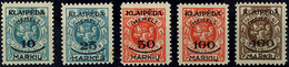 10 M Auf 5 C Bis 400 M Auf 1 L Komplett Tadellos Postfrisch, Mi. 120.-, Katalog: 124/28 ** - Memel (Klaipeda) 1923