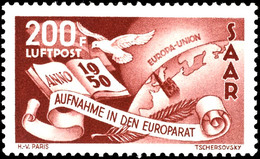 25 Und 200 Fr. Europarat, Tadellos Postfrisch, Unsigniert, Mi. 220.-, Katalog: 297/98 ** - Other & Unclassified