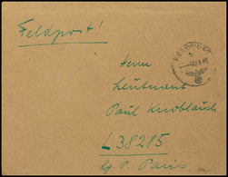 02.08.43, Feldpostbrief Front-Front Mit Normstempel "b 02.8.43" An L38285 Mit Komplettem Inhalt  BF - WW2