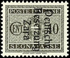 40 C. Portomarke Mit Aufdruck In Type I, Tadellos Postfrisch, Fotoattestkopie Sismondo (für Satz), Mi. 70.-, Katalog: 6  - Altri & Non Classificati