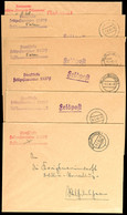1940, 6 Feldpost-Dienstbriefe Aus Dem Zeitraum 7.2.40 Bis 8.5.40 Mit Dienst-Stpl. Feldpost-Nr. 21579 = Zerstörer "Z 7" " - Sonstige & Ohne Zuordnung