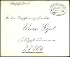 1940, Feldpost-Brief Mit Inhalt Und Bahnpost-Stpl. LEIPZIG-KASSEL Z.0198 Vom 7.5.40 An Einen Maschinengefreiten Der Feld - Other & Unclassified