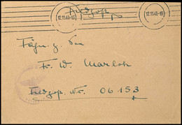 1941, Feldpost-Brief Mit Inhalt Und Stummem Maschinen-Stpl. Vom 12.11.41 Sowie Mit Absenderangabe Feldpost-Nr. M 14891 = - Other & Unclassified