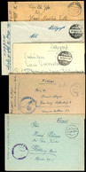 1944, 5 Feldpost-Briefe Der Torpedoboote "T 20"(Fp-Nr. M 47063) Vom 18.5.44, "T 21"(Fp-Nr. M 50384) Vom 1.6.44, "T 22"(F - Other & Unclassified