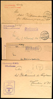 1939/40, 4 Feldpost-Dienstbriefe Mit Stummem Stpl. Bzw. KIEL 1 Vom 5.12.39, 17.12.39, 13.4.40 Und Vom 30.4.40 Sowie Jewe - Altri & Non Classificati