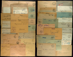 1939/44, Kriegsmarine, 45 Feldpost-Briefe Und -Karten Der 1., 2. Und 3. Vorposten-Flottille, Dabei Ein Feldpost-R-Brief  - Other & Unclassified