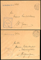 1940, 2 Feldpost-Dienstbriefe Mit Aufgabe-Stpl. WILHELMSHAVEN 1 Vom 26.1.40 Bzw. Vom 8.2.40 Sowie Mit Brief-Stpl. "Frei  - Other & Unclassified