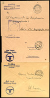 1940, 3 Feldpost-Dienstbriefe Mit Aufgabe-Stpl. WILHELMSHAVEN 1 Vom 28.4.40, Vom 5.5.40 Und Vom 28.4.40 Mit Doppelverwen - Other & Unclassified