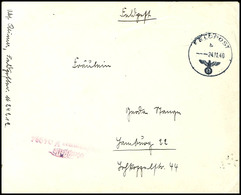 1940, Feldpost-Brief Mit Norm-Stpl. Vom 24.11.40 Sowie Mit Dienst-Stpl. Feldpost-Nr. M 04924 = Führer Der Zerstörer Und  - Other & Unclassified