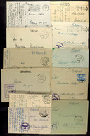 1940/44, Kriegsmarine, 11 Feldpostbriefe Und -karten (teilweise Mit Inhalt) Von Der 24. Landungs-Flottille, Von Der 11.  - Other & Unclassified