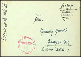 1942, Feldpost-Brief Mit Inhalt Und Aptiertem Stpl. Vom 19.6.42 Sowie Mit Brief-Stpl. Und Absenderangabe Feldpost-Nr. M  - Other & Unclassified