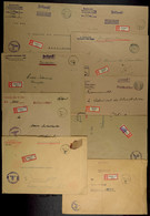 1942/44, Kriegsmarine, 4 Feldpost-R-Briefe (DIN A5-Format) Mit Aufgabe-Stpl. Und R-Zettel Von Flensburg 1 Und Flensburg- - Other & Unclassified