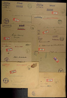 1942/44, Kriegsmarine, 4 Feldpost-R-Briefe (DIN A5-Format) Mit Aufgabe-Stpl. Und R-Zettel Von Flensburg 1 Und Flensburg- - Altri & Non Classificati