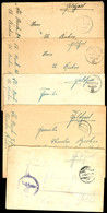 1943/44, 5 Feldpost-Briefe (eine Korrespondenz) Jeweils Mit Brief-Stpl. Und Absenderangabe Feldpost-Nr. M 17545 = Zerstö - Other & Unclassified