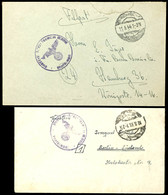 1944, Feldpost-Brief Mit Geschwärztem Stpl. Von Swinemünde Mit Falsch Eingestelltem Datum Vom 10.8.33 Sowie Mit Brief-St - Other & Unclassified
