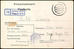 STALAG VIIIB (Memmingen): 1942/1943, Vordruck-KGF-Karten Mit Aptiertem Poststempeln Vom 1.12.42  Aus Einer Korrespondenz - Other & Unclassified