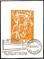 1942, Blockausgabe Zur Lager-Briefmarkenausstellung, Format 51 X 69 Mm, Tadellos Gestempelt Mit Ersttagsentwertung, Selt - Altri & Non Classificati