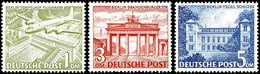 1 Pfg - 5 DM Bauten, 19 Werte Komplett, Tadellos Postfrisch, Die 3 DM Gepr. A. Schlegel BPP, Mi. 750.-, Katalog: 42/60 * - Altri & Non Classificati