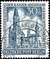 4 - 30 Pfg. Gedächtniskirche Komplett Sauber Gestempelt, Geprüft Schlegel D. BPP, Mi. 230.-, Katalog: 106/09 O - Sonstige & Ohne Zuordnung