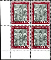 10 Und 20 Pfg Marienkirche, 2 Werte Komplett, 4er-Blocks Einheitlich Mit Linker Unterer Bogenecke, Postfrisch, Zwei Wert - Other & Unclassified