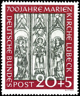 20+5 Pfg Marienkirchen Mit Plattenfehler "Sprung Im Fresko", Tadellos Postfrisch, Mi. 650.-, Katalog: 140I ** - Altri & Non Classificati