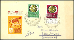NABA 1951 A. Portogerechten FDC In Die Schweiz, Tadellos, Mi. 300,-, Katalog: 141/42 FDC - Andere & Zonder Classificatie
