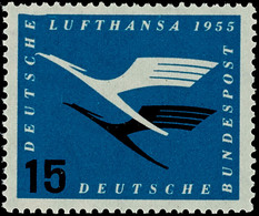 15 Pfg Lufthansa, Plattenfehler I, Tadellos Postfrisch, Gepr. Schlegel BPP, Mi. 340,-, Katalog: 207I ** - Other & Unclassified