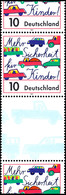 10 Pfg. Straßenverkehr, Verschnittenes Senkrechtes Paar Mit Zwischensteg, Postfrisch, Mi. -.-, Katalog: 1954ZS ** - Other & Unclassified