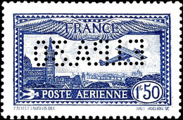 1930, 1,50 Fr. Flugpost Mit Spiegelverkehrter Lochung "E.I.P.A.30", Ungebraucht, Geprüft Scheller, Katalog: 255 * - Sonstige & Ohne Zuordnung