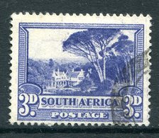 South Africa 1947-54 Screened Printing - 3d Groot Schuur - Dull Blue - Used (SG 117) - Ungebraucht