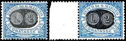1931, 2 L. Auf 5 - 30 C. Portomarken, Die 3 Höchstwerte Komplett, Dabei Zwei Mit Bogenrand, Tadellos Postfrisch, Unsigni - Other & Unclassified