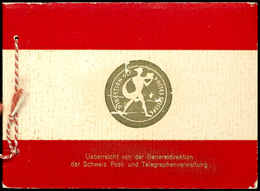 10 - 30 C. St.-Gotthard-Bahn, Geschenkheft Mit Ungezähnten Einzelabzügen Auf Büttenpapier Sowie Je Einem Ungebrauchten U - Other & Unclassified
