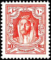 1939 Freimarken, 8 Werte Komplett In Guten D-Zähnung, Tadellos Postfrisch, Unsigniert, Luxus, Sehr Seltene Serie, In Sol - Jordanië