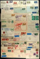 1923 - 1937, Partie Mit 24 Belegen, Dabei Zeppelinbriefe, DO-X, Hochwertige Pro-Patria-Ganzsachen Und Frankaturen, Alle  - Other & Unclassified