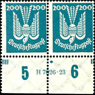 200 Mark Holztaube, Waag. UR-Paar Mit HAN 7026.23 Tadellos Postfrisch, Mi. -.-, Katalog: 349 HAN ** - Other & Unclassified