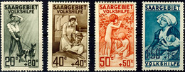 20 C - 1,50 Fr Volkshilfe Tadellos Ungebraucht, Dabei 107 Mit Plattenfehler I, Mi. 180.-, Katalog: 104/07PFI * - Other & Unclassified