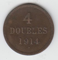 Guernsey Coin 4 Double 1914 - Guernesey