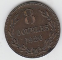 Guernsey Coin 8 Double 1920 - Condition Fine - Guernesey